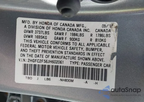 2018 Honda Civic Lx из США, поврежденный, VIN 2HGFC2F56JH602061